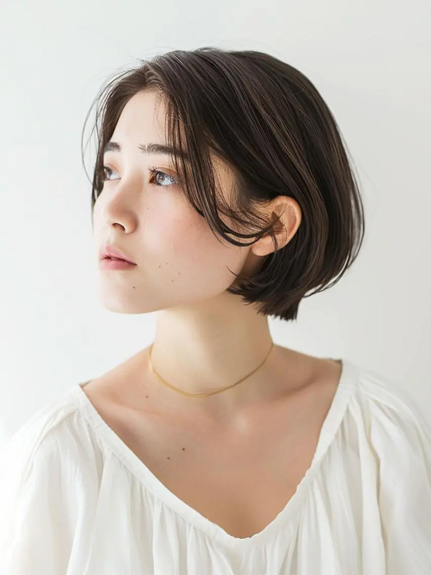 ショート ヘアカラー トリートメント からちか Kayoのヘアスタイル