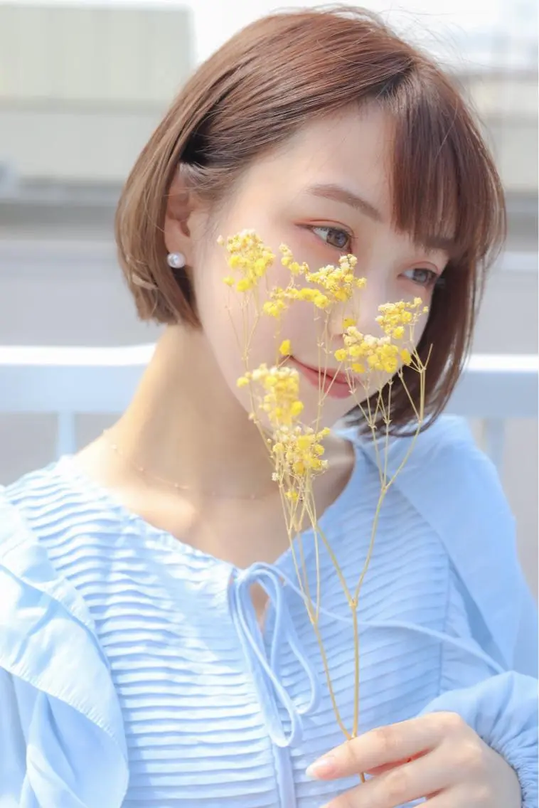 ミディアム まう/丸みショート ・ボブ特化／高円寺のヘアスタイル