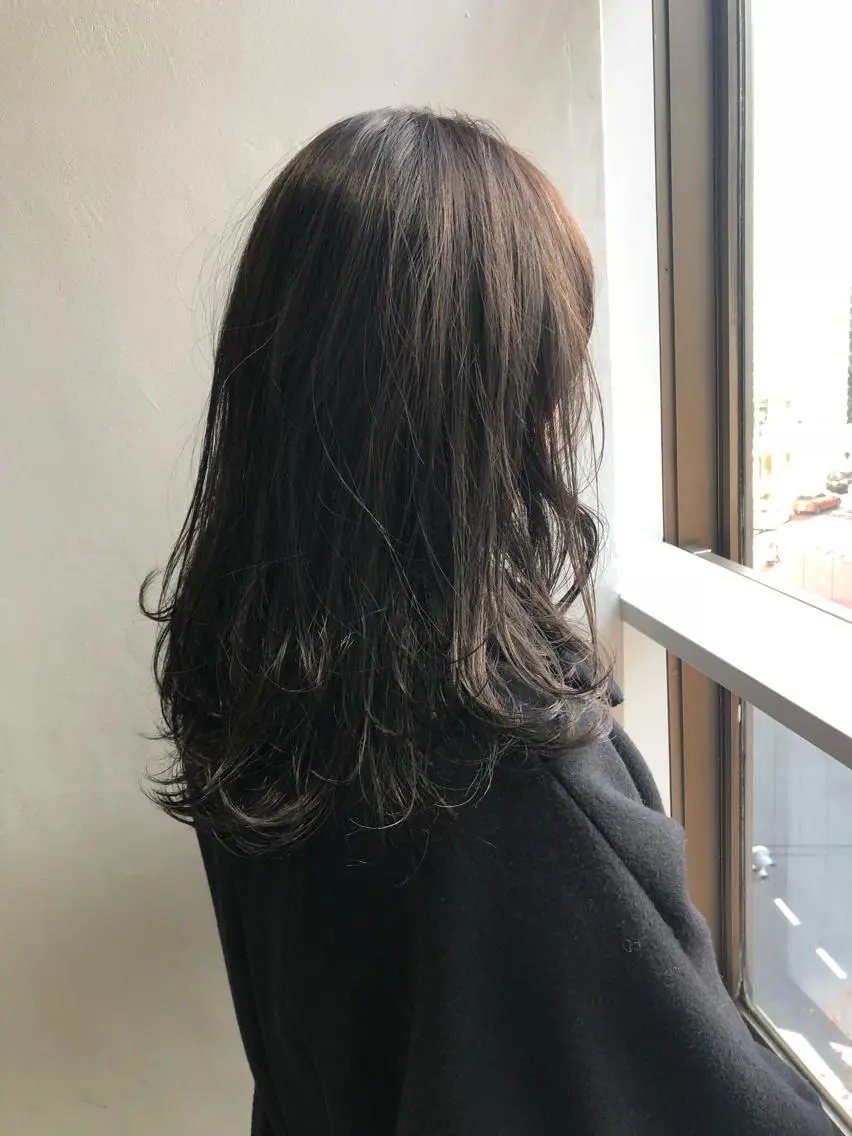 セミロング カラー ヘアカラー トリートメント ヘアセット 🍃柔らか透け髪 /表参道/瑞希🍃のヘアスタイル