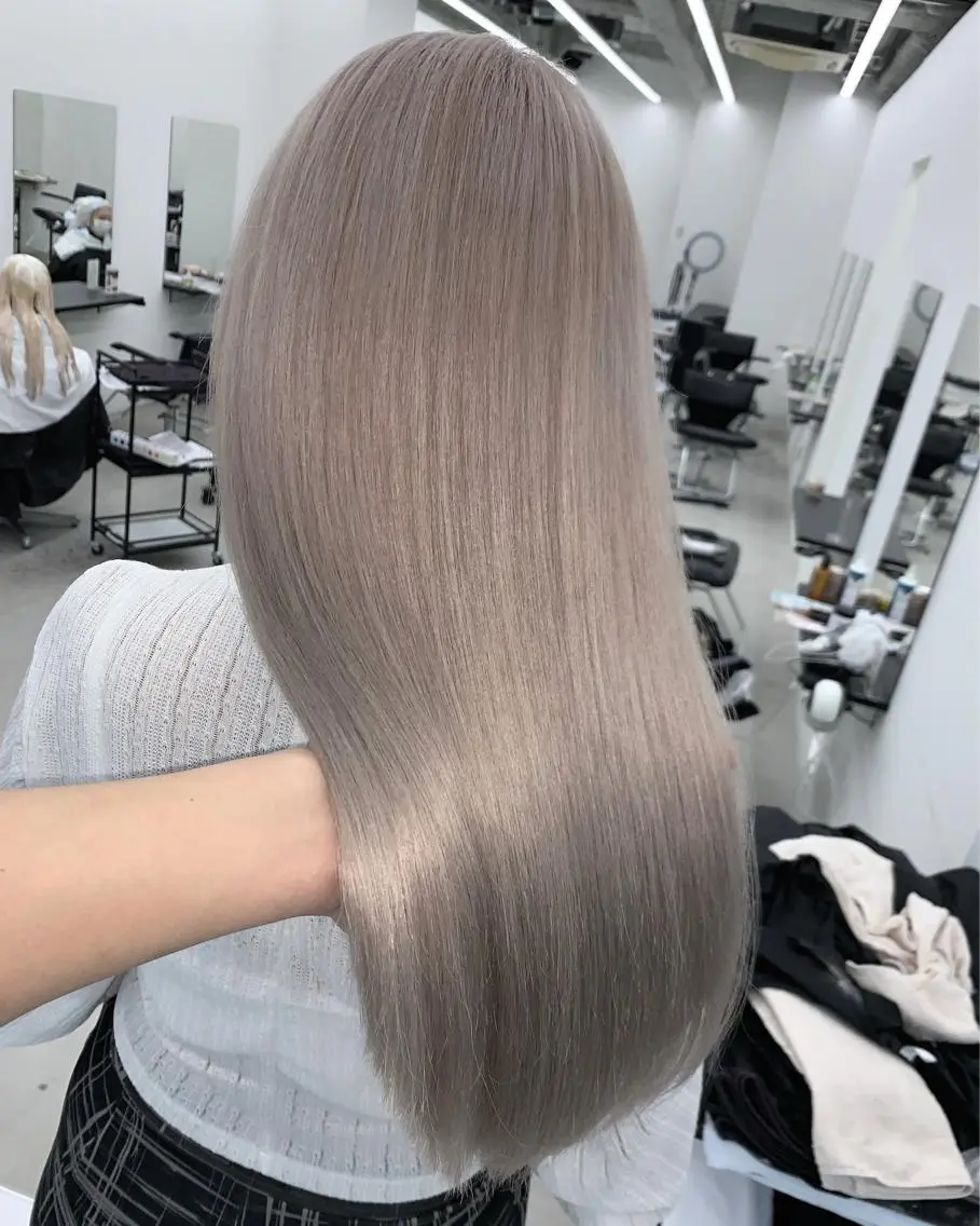 ロング ロング 縮毛矯正 トリートメント 佐藤 まいらのヘアスタイル
