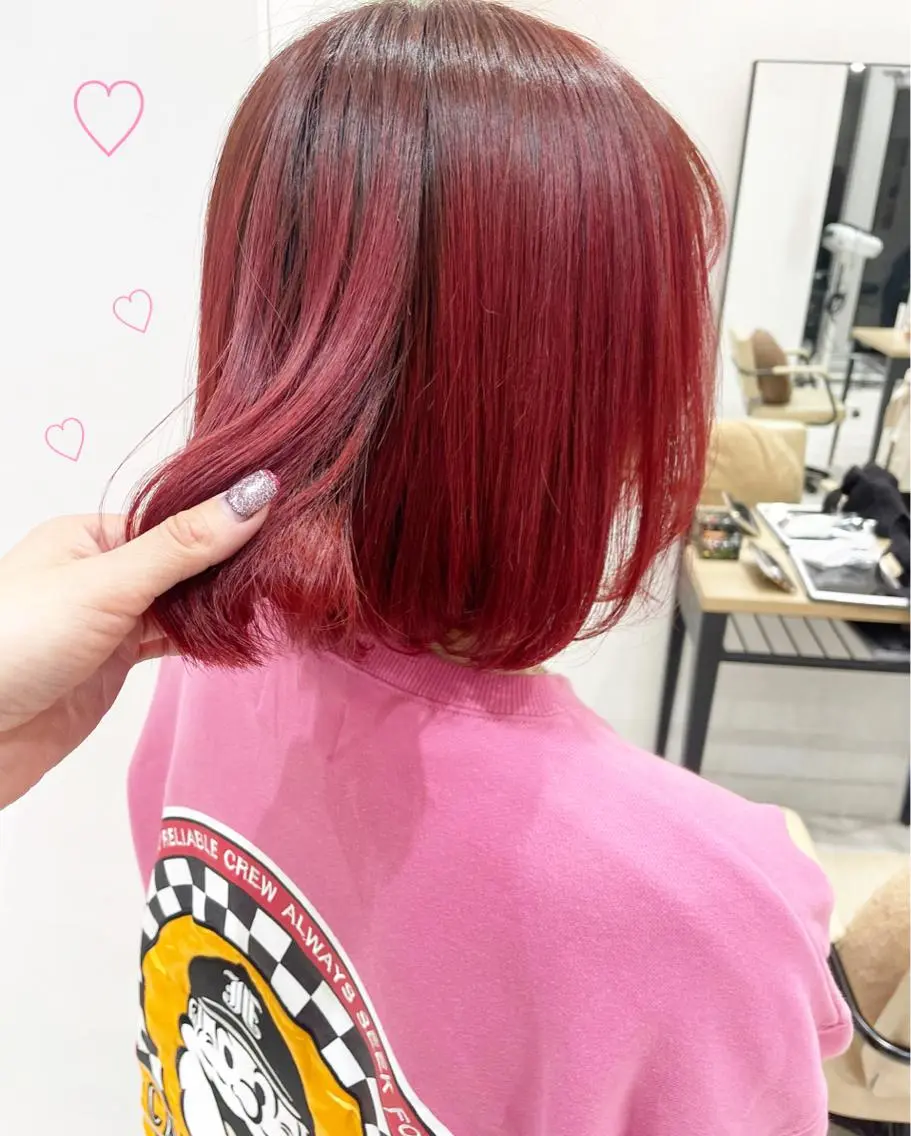 ショート カラー ブリーチ ブリーチなしカラー 新宿駅近♡個室 ♡関口三都季🌜のヘアスタイル