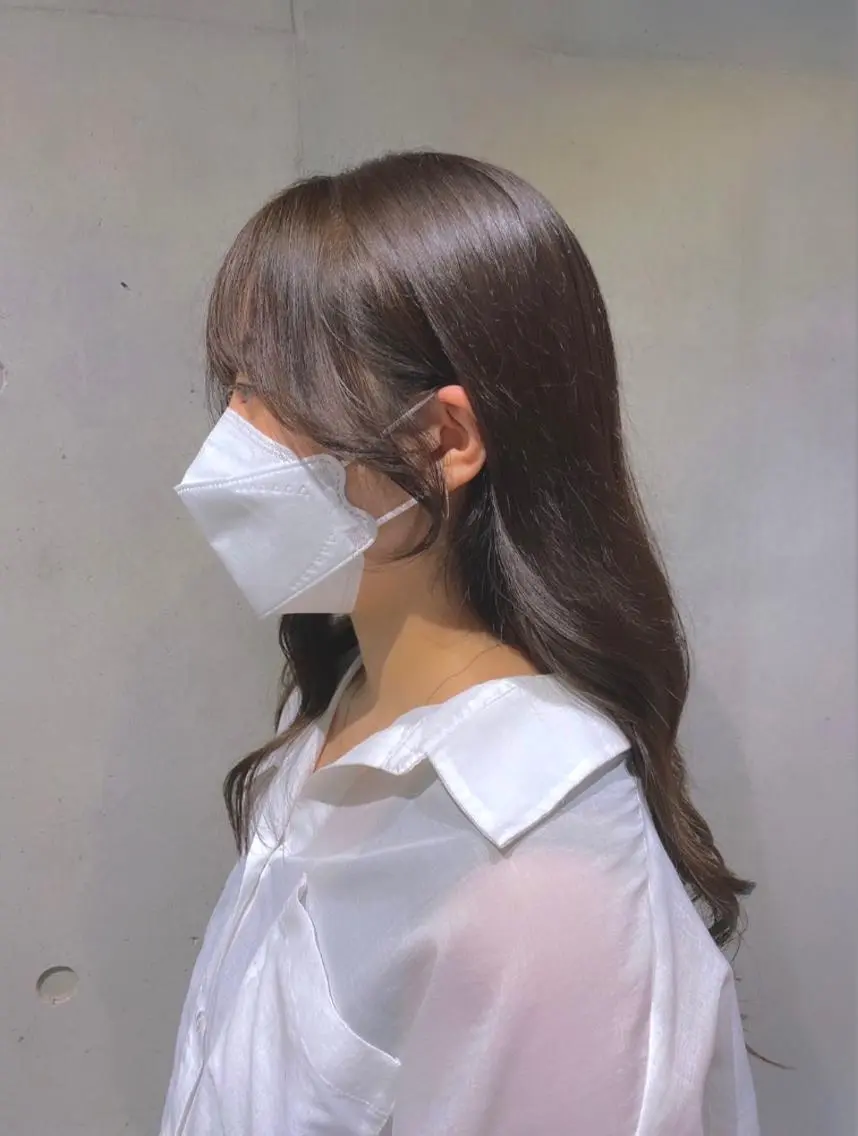 セミロング カット 🌫️大人韓国ヘア 🌫️naoyaのヘアスタイル