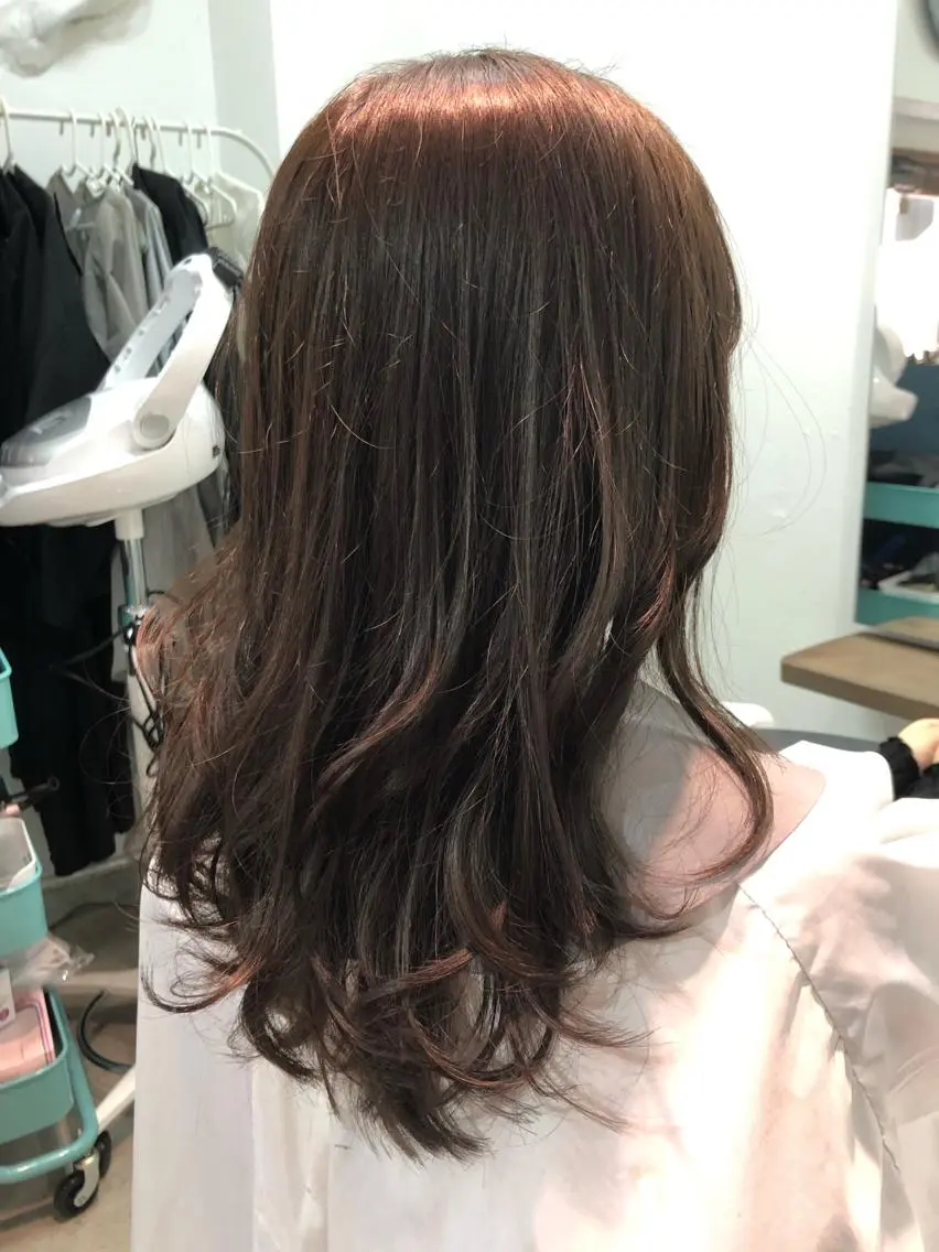 セミロング カラー 村田 幸穂のヘアスタイル