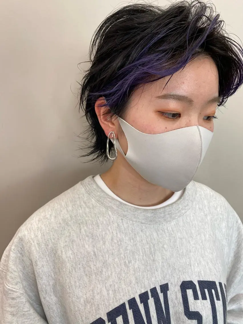 ショート カラー ヘアカラー 関 京磨のヘアスタイル