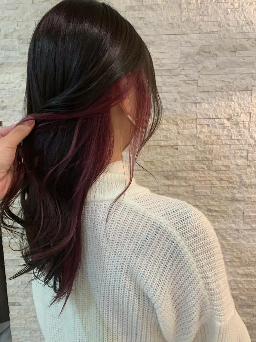 カラー ✄折橋 彩花🐶🍑のヘアスタイル