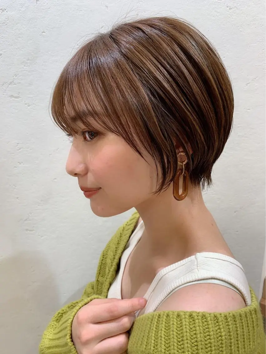 ショート カット ヘアカラー トリートメント ヘッドスパ 代表 吉澤弘哲のヘアスタイル