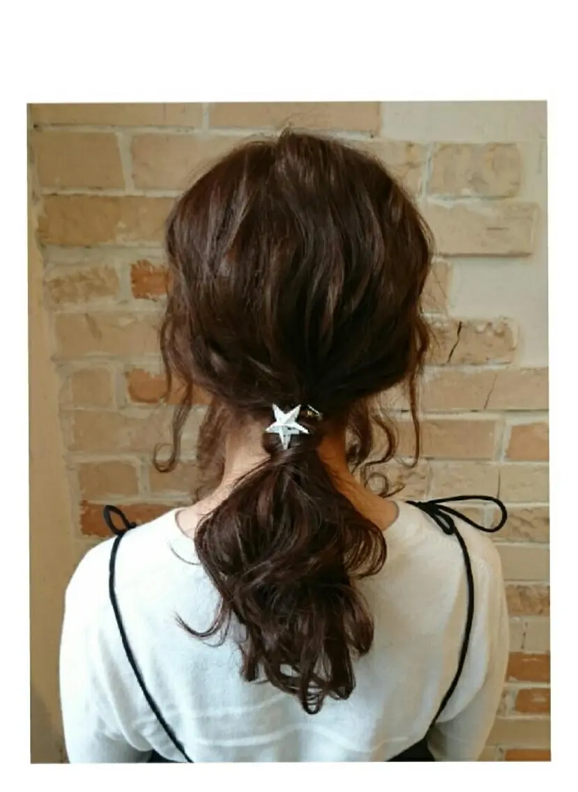 セミロング カラー RU RIのヘアスタイル