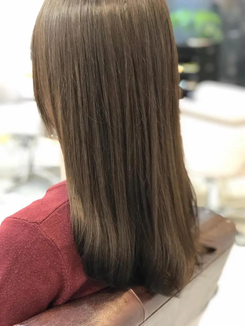 ロング カラー アディクシーカラー イルミナカラー 縮毛矯正・髪質改善 支持率No1🫧北島のヘアスタイル