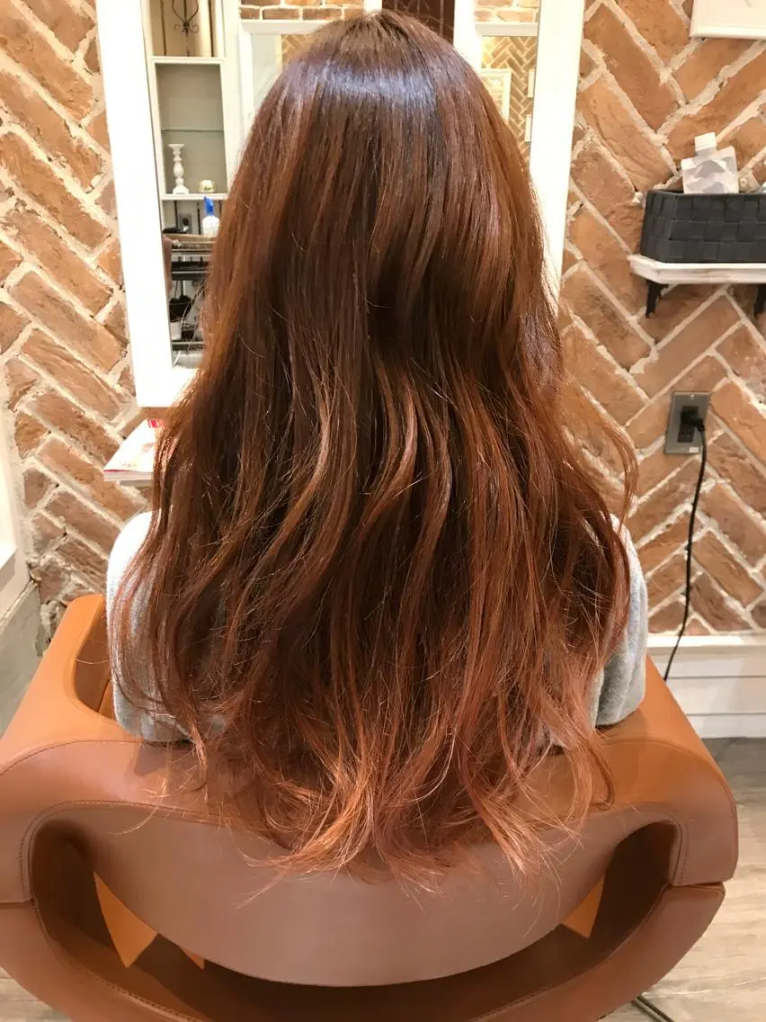 カラー グラデーションカラー ピンクカラー 神野 雅樹のヘアスタイル