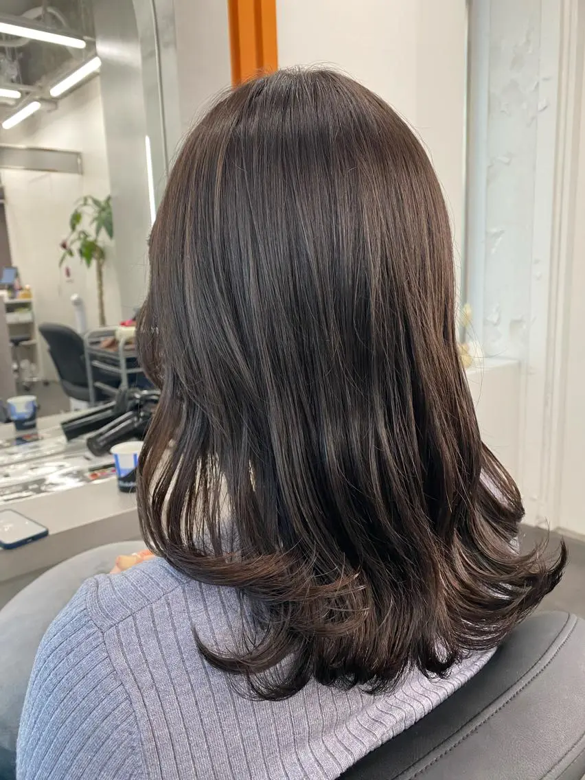 ロング カット ヘアカラー トリートメント 長畑 光紀のヘアスタイル