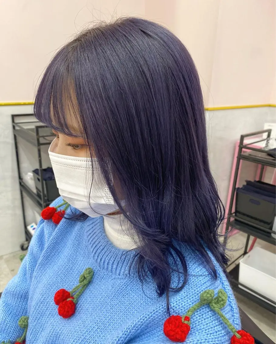 ミディアム カラー ヘアアレンジ ヘアカラー 𓍯韓国style/ 髪質改善𓍯中村和希のヘアスタイル