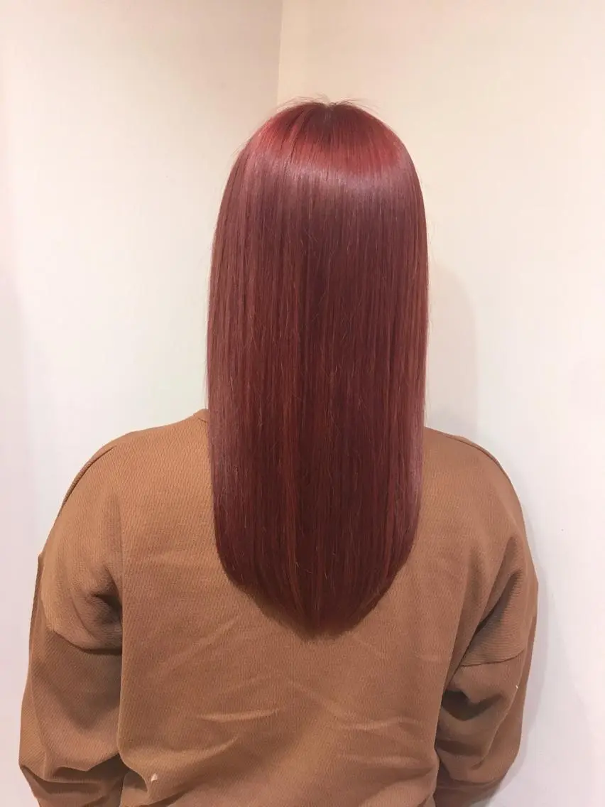 セミロング カラー 横浜縮毛矯正 ☆渋谷良太のヘアスタイル