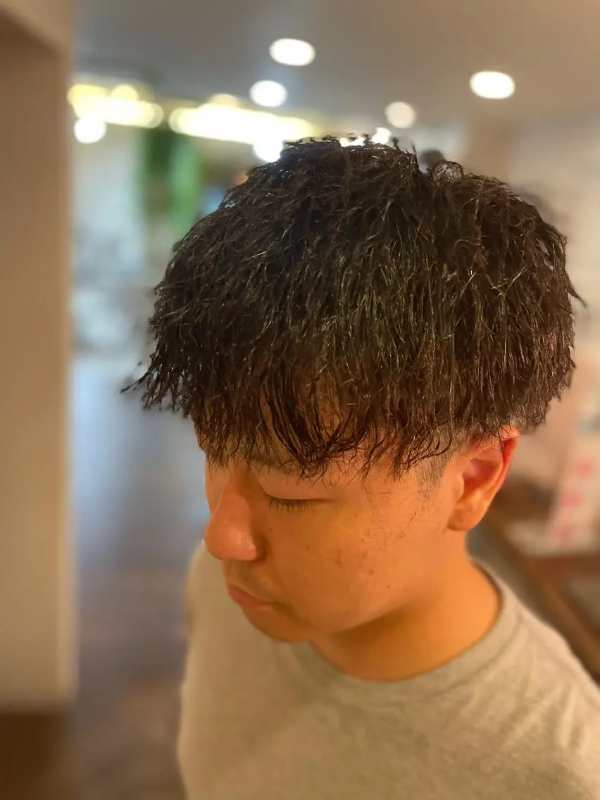 パーマ メンズ 伊丹Pilina 山田のヘアスタイル