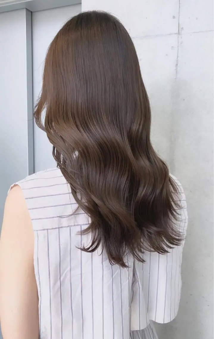 セミロング カット ヘアカラー トリートメント 🌫️大人韓国ヘア 🌫️naoyaのヘアスタイル