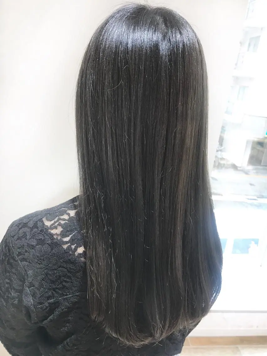 ロング カラー 透明感カラー グレージュ カット パーマ トリートメント パーマ×ウルフカット koya☆のヘアスタイル