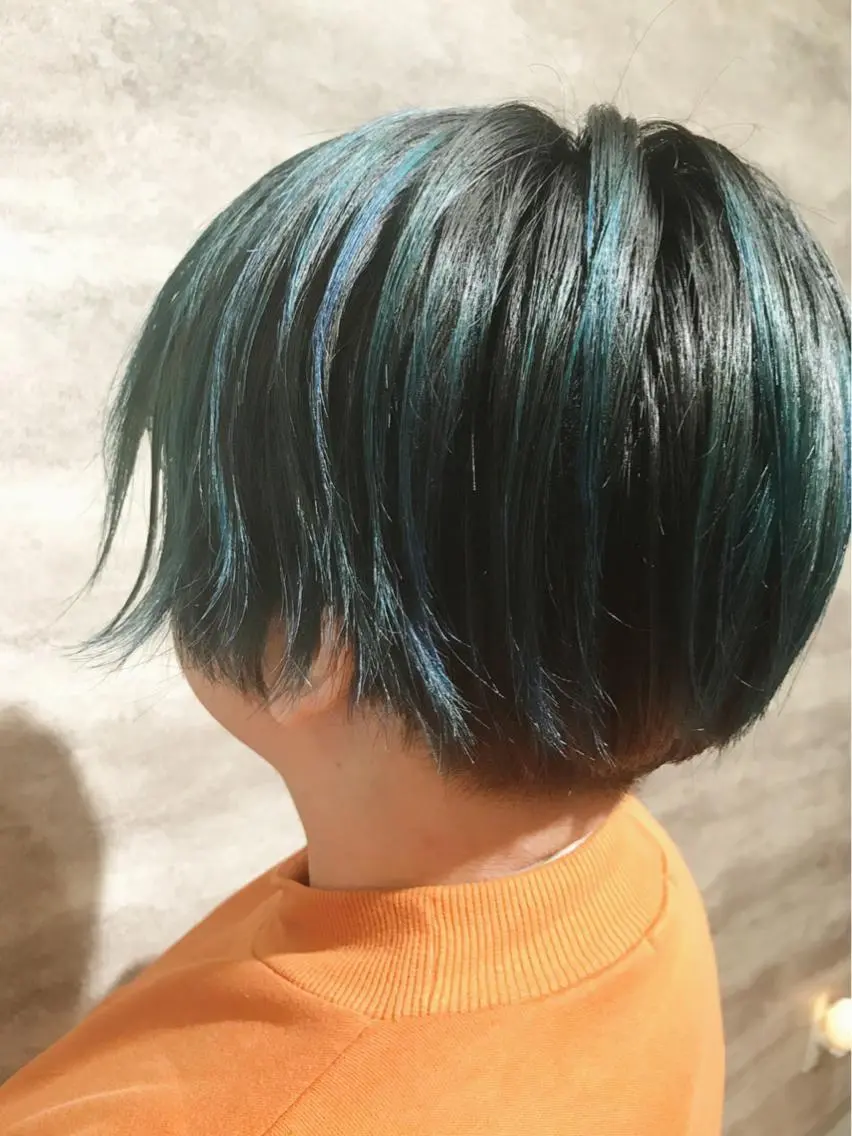 ショート カラー ハイライトカラー ハイライト Blanco Color&Careのヘアスタイル