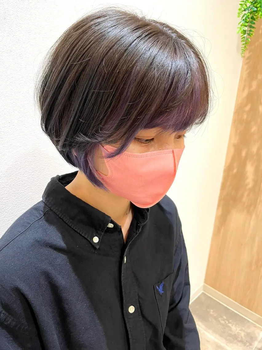 ショート カラー 工藤 惇のヘアスタイル