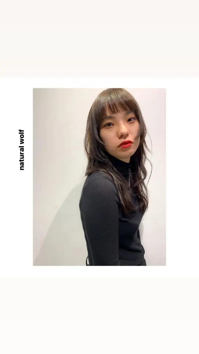 セミロング カラー パーマ ヘアアレンジ メンズ キッズ ネイル マツエク・マツパ アイブロウ メンズウルフカット 眉カラー 似合わせカット ウルフカット カット トリートメント hiro【沿線で叶う 似合わせhair】のヘアスタイル