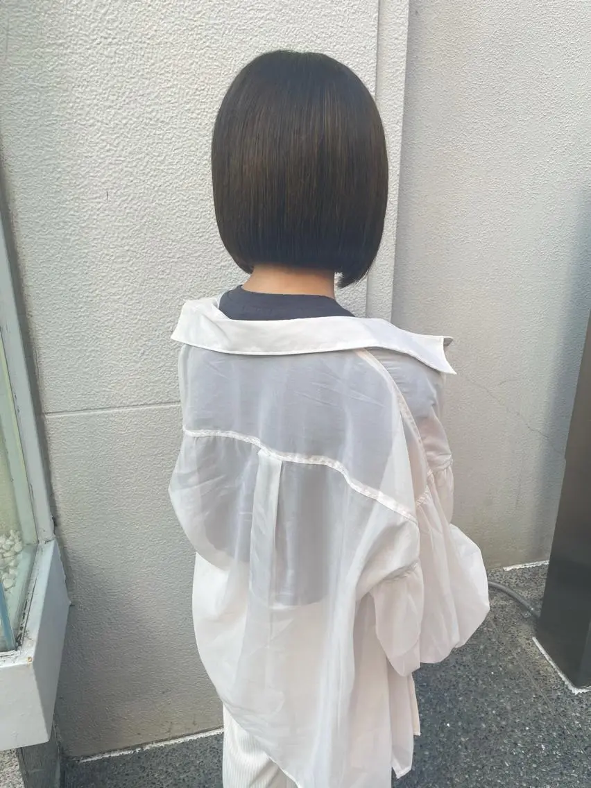 セミロング カラー カット トリートメント ヘッドスパ 🦋ハイトーンボブ ショート🦋トシキのヘアスタイル