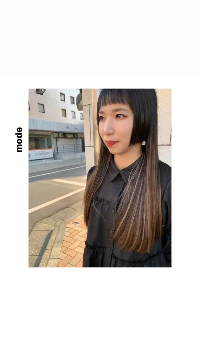 ロング カラー パーマ ヘアアレンジ メンズ キッズ ネイル マツエク・マツパ アイブロウ 似合わせカット カット ヘアカラー トリートメント hiro【沿線で叶う 似合わせhair】のヘアスタイル
