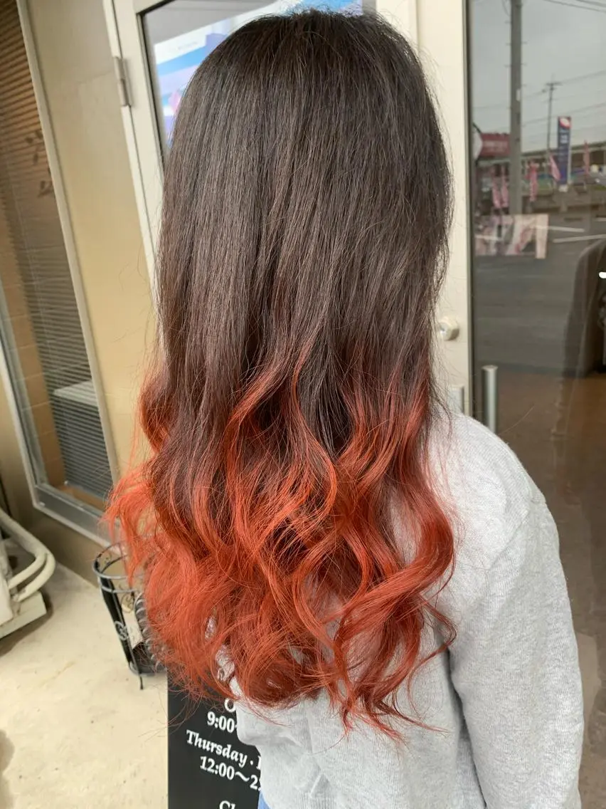 セミロング カラー 山本 貴弘のヘアスタイル