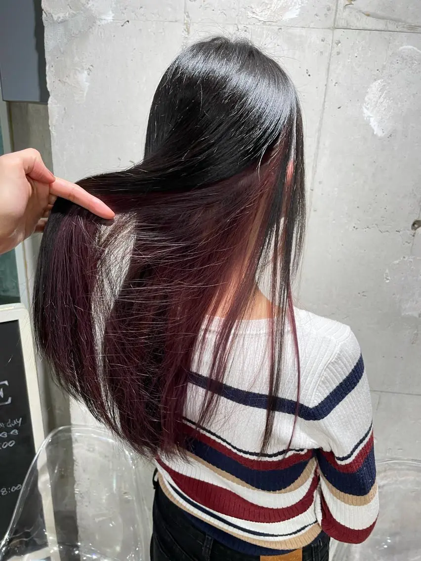 セミロング カラー ベージュカラー💖 やすひろのヘアスタイル