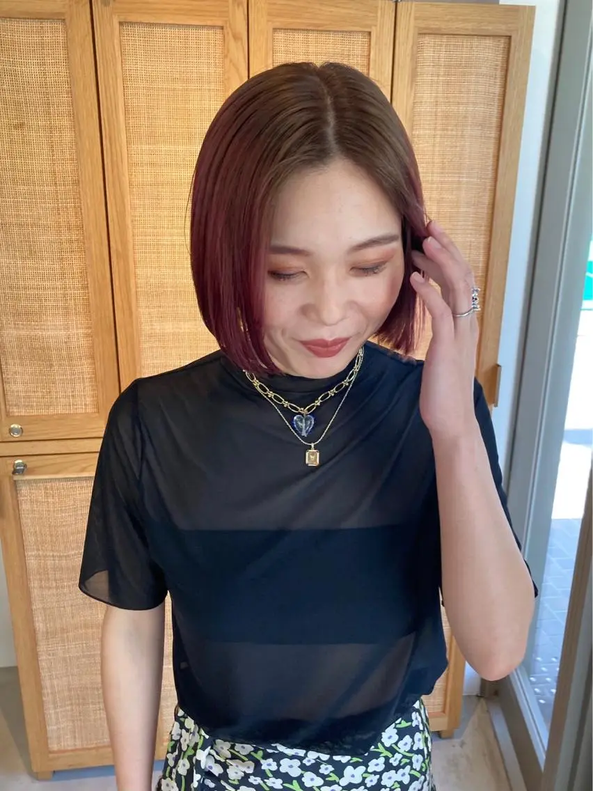 ショート カワサキ カエデのヘアスタイル