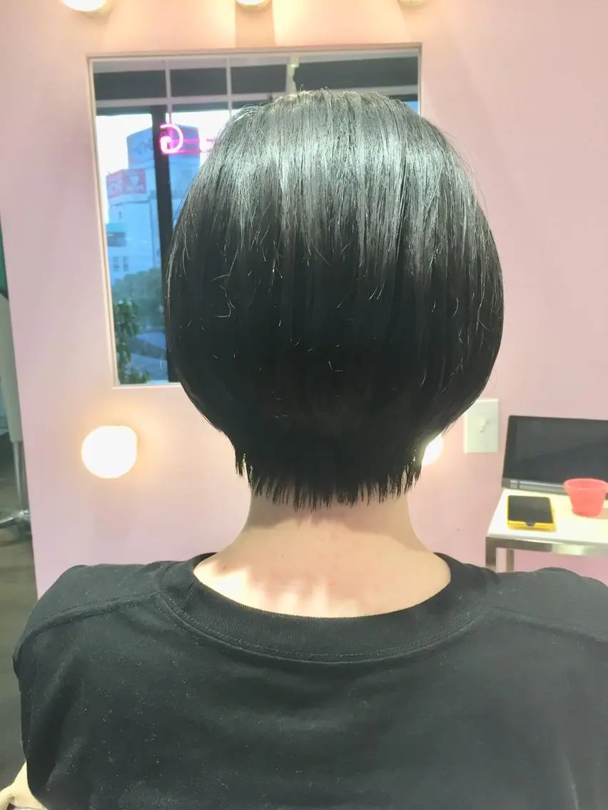 ショート ショートヘア カット ヘアカラー トリートメント 所渉/韓国レイヤー /ウルフカットのヘアスタイル