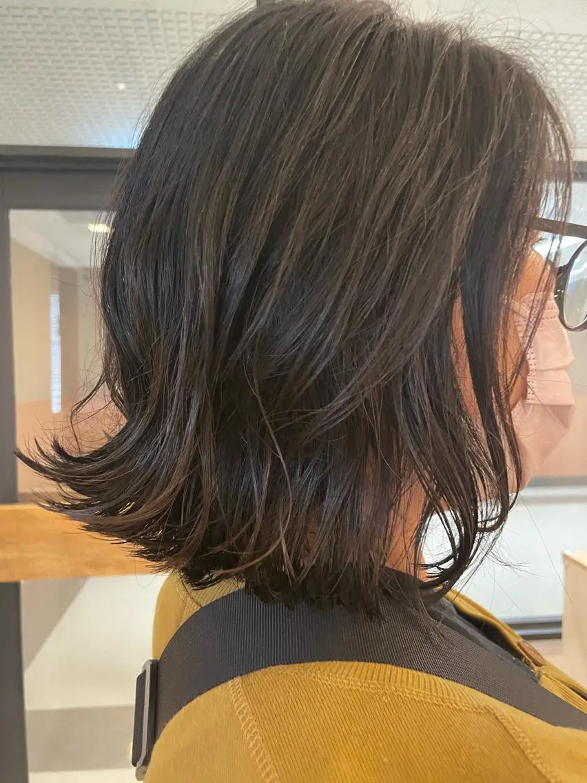 ミディアム パーマ EIGHT MAYUのヘアスタイル