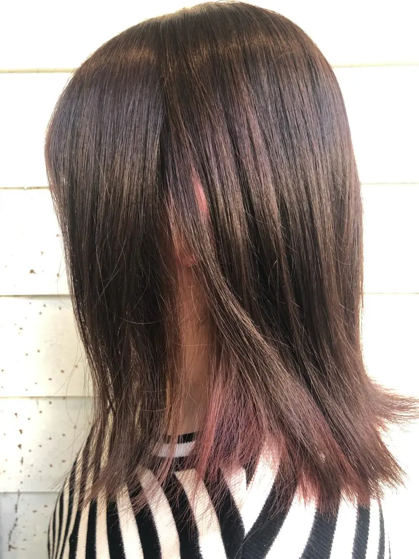ミディアム ヘアカラー 縮毛矯正の達人 ☆ 松本のヘアスタイル