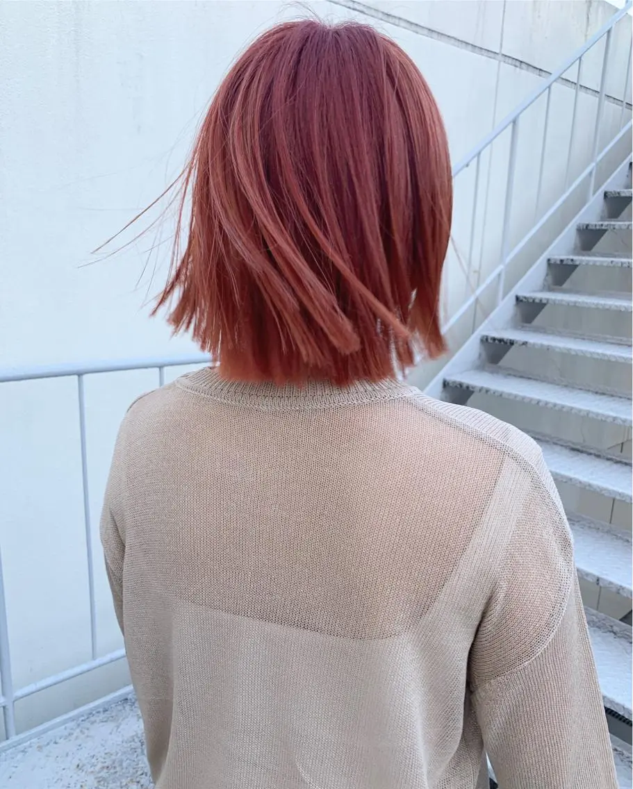 ショート カラー ブリーチ ﾊｲﾄｰﾝ/ｼｮｰﾄ 村上淳乃🐥のヘアスタイル