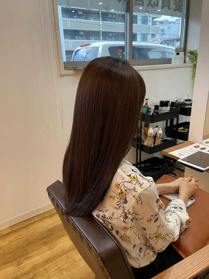 ロング カラー 髪質改善 💎ASUKAのヘアスタイル