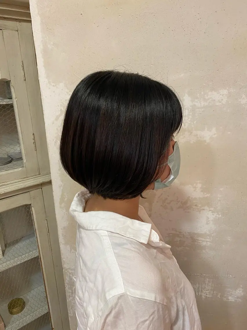 ショート ショートボブ ボブ ショートヘア 井上 日菜乃のヘアスタイル