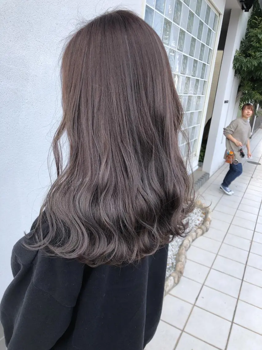 ロング カット ヘアカラー トリートメント 具志 正太のヘアスタイル