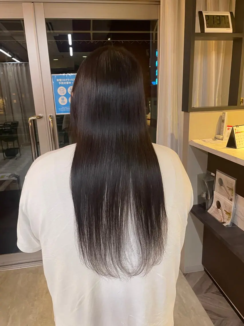 ロング 安倍 辰哉のヘアスタイル