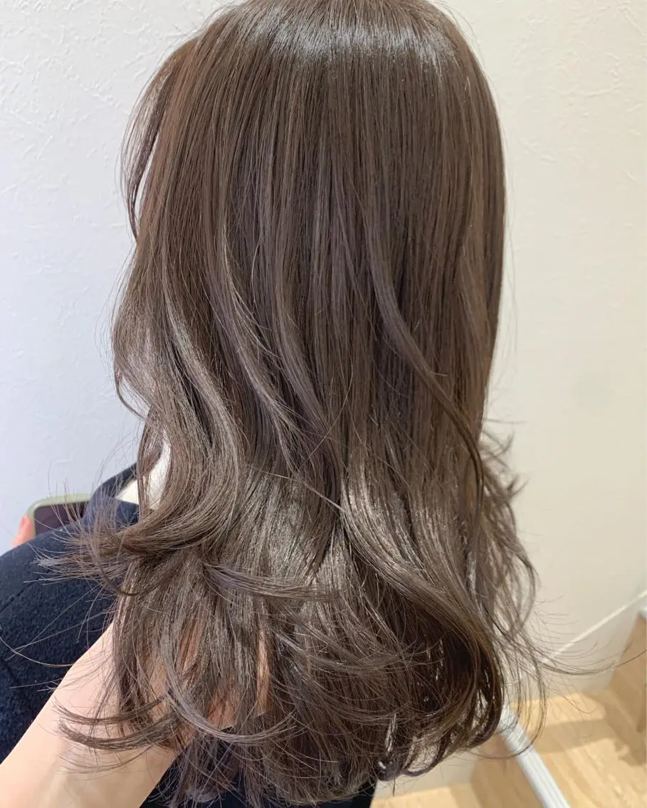 ロング カラー hubhair レイヤー/透明感のヘアスタイル