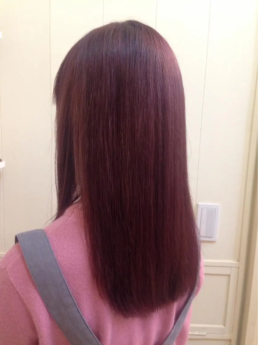 ロング カラー 中野 ゆかのヘアスタイル