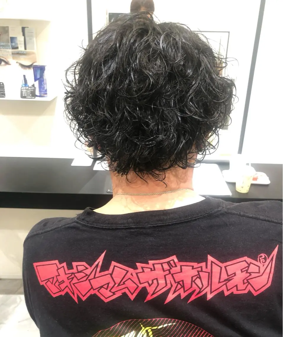パーマ メンズ メンズパーマ 丸尾 沙弥香のヘアスタイル