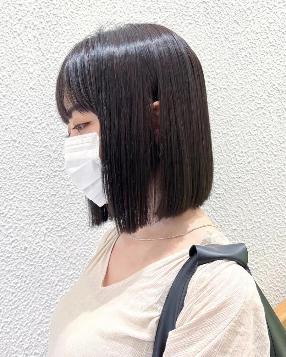 ショート カット 縮毛矯正 トリートメント 当日予約🆗✂︎ ウエモト タクのヘアスタイル