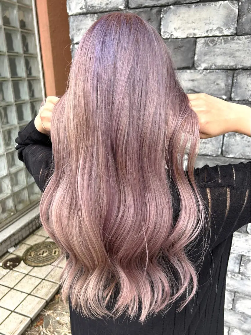 セミロング カラー デザインカラー ❤️千葉県代表❤️ 店長❤️柿本翔一朗のヘアスタイル
