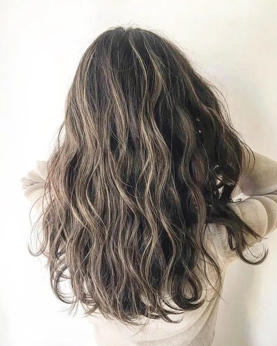 ロング カラー 透明感カラー グレージュ DAISUKE 美容師のヘアスタイル