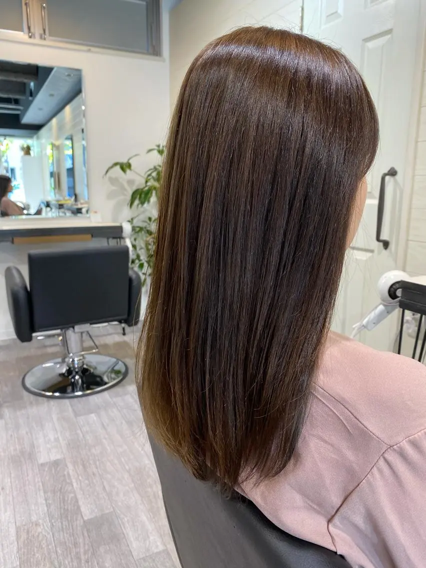 セミロング カラー アディクシーカラー バレイヤージュ ブリーチ ケアブリーチ デザインカラー ヘアカラー 先着1名様限定 カット無料のヘアスタイル