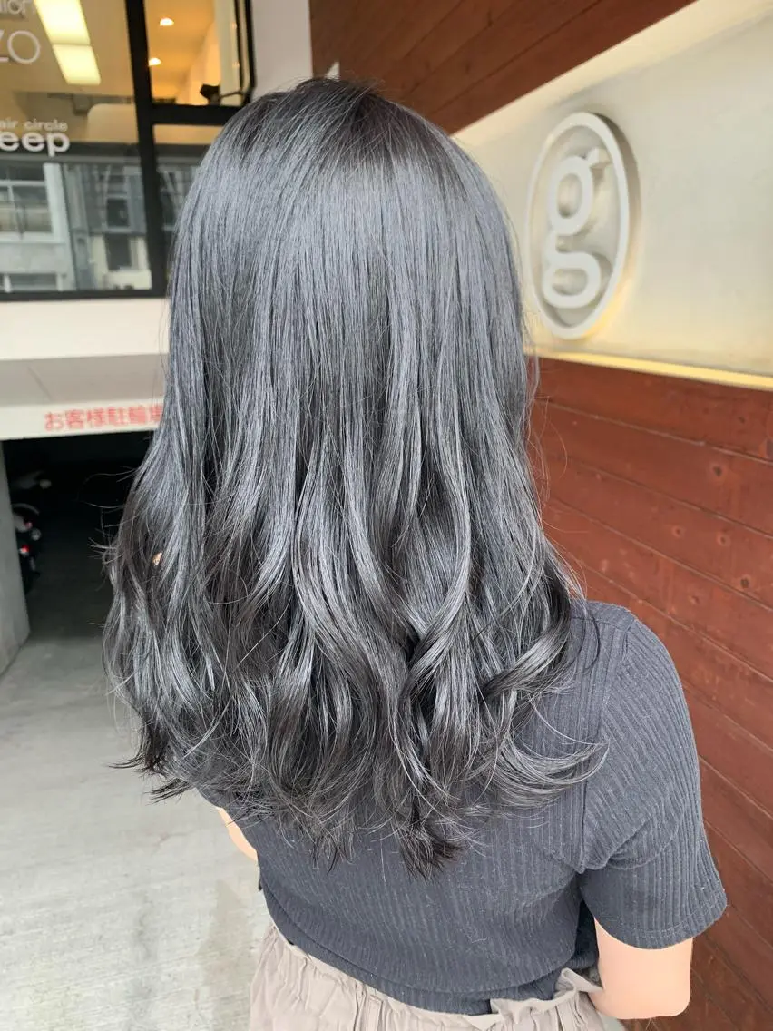 セミロング カラー カット ヘアカラー トリートメント IORI #韓国ヘア#髪質改善のヘアスタイル