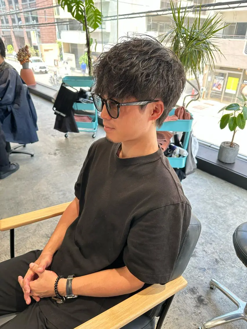 ショート パーマ 藤本 祥実のヘアスタイル
