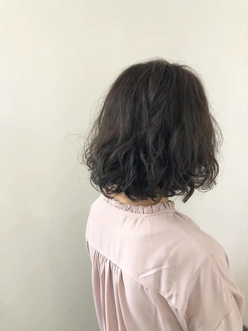 ミディアム ヘアカラー トリートメント 松田 みのりのヘアスタイル