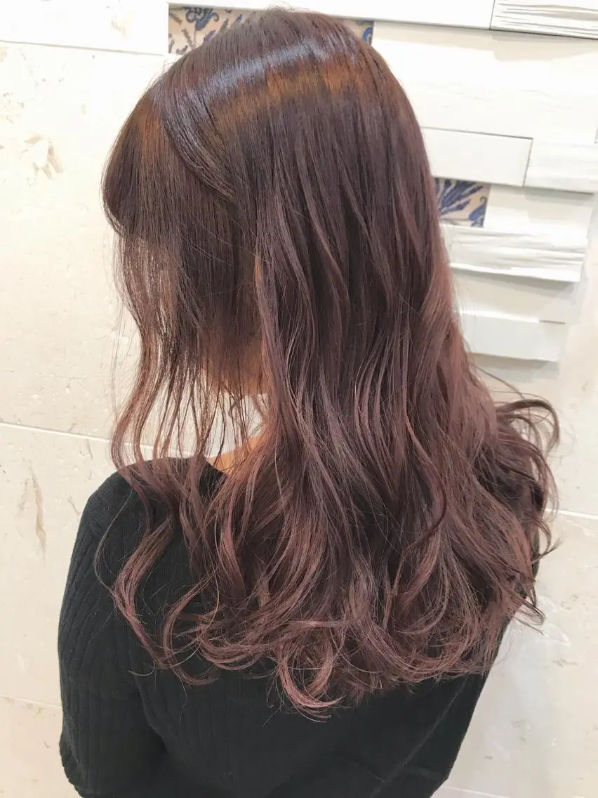 ロング カラー カット ヘアカラー トリートメント 💘カラー人気No. 1💘SAYAのヘアスタイル