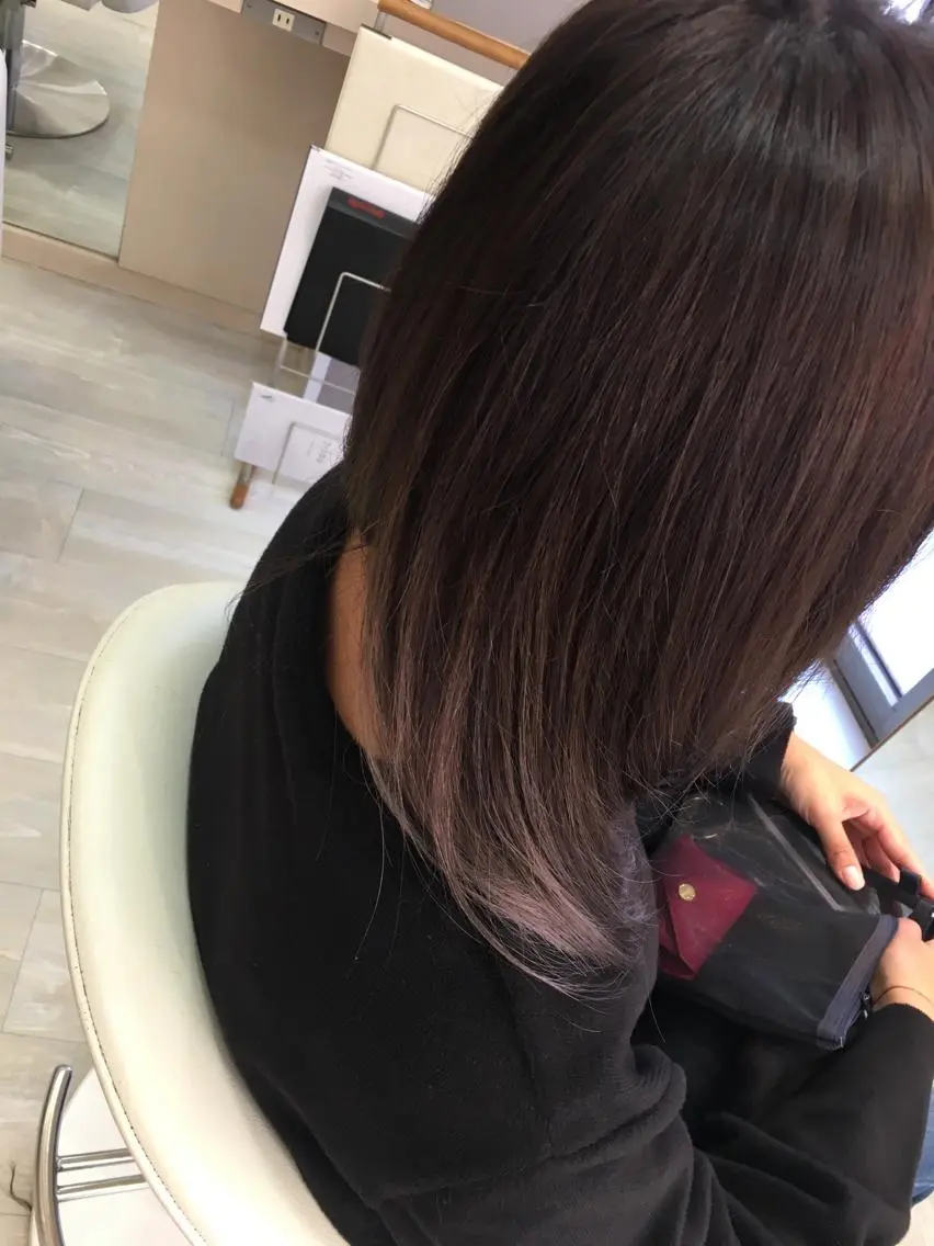ミディアム カラー ブリーチ 透明感カラー グラデーションカラー 大宮CENTRAL 店長西川凌史のヘアスタイル