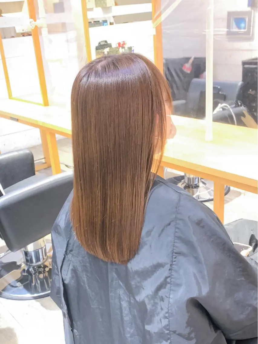 ロング カラー ベージュカラー 髪質改善 トリートメント &y〜waito〜 鈴木悠平のヘアスタイル