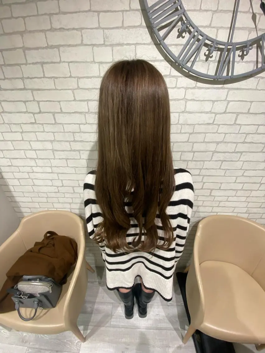 ロング カラー 透明感カラー Ash本八幡 🩵ྀི菊地のヘアスタイル