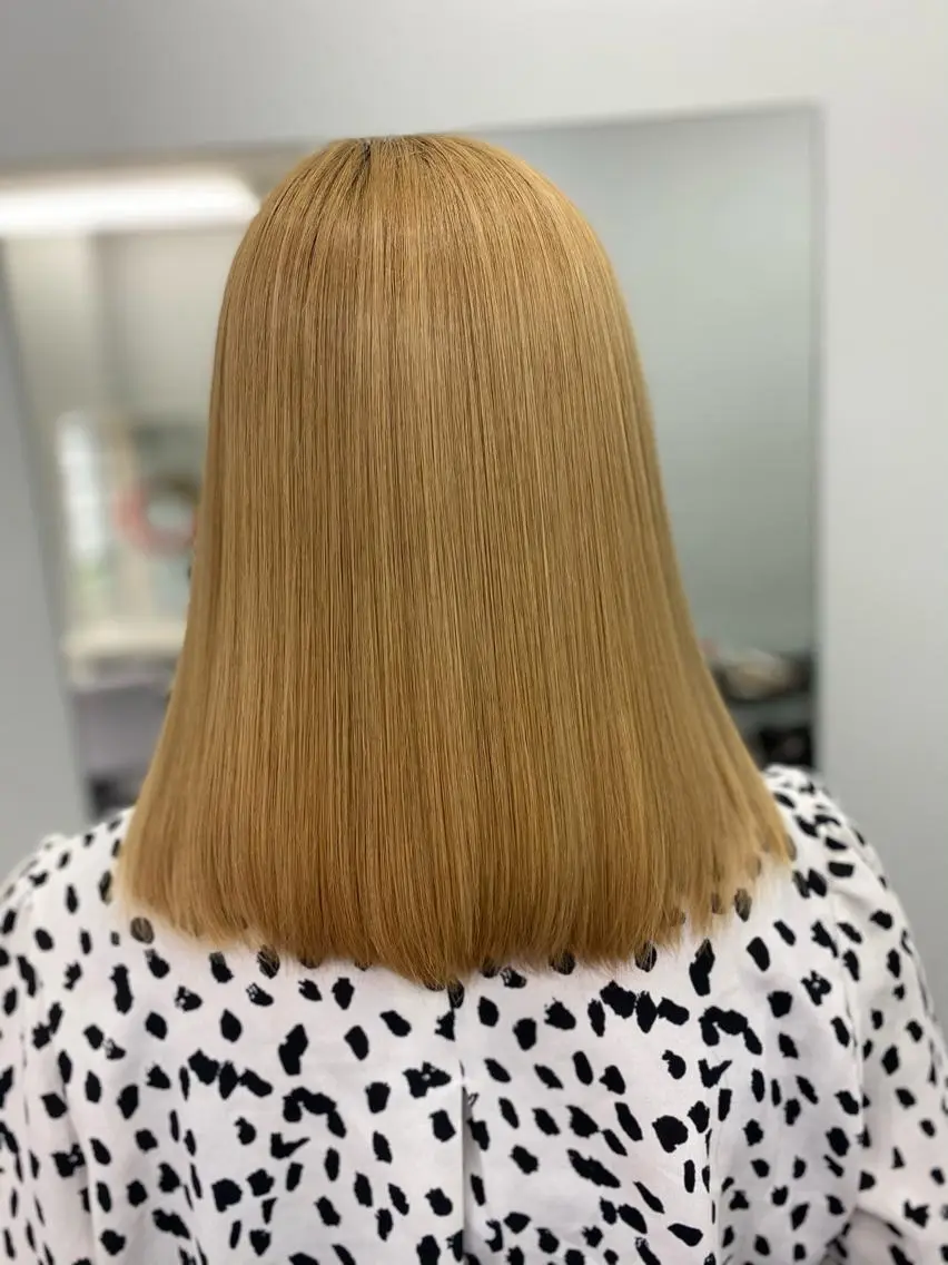セミロング カラー メンズ キッズ ネイル マツエク・マツパ 🧡可愛い色落ち🧡 ハイトーン特化🧡のヘアスタイル